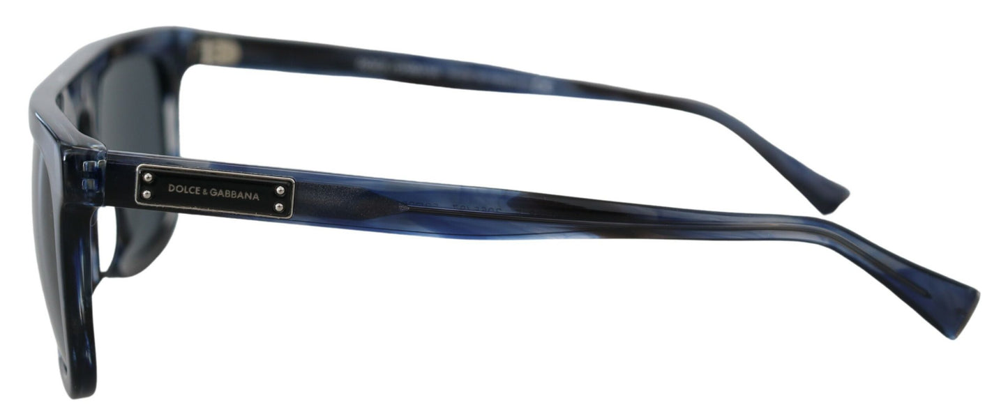 Dolce & Gabbana Elegant Blue Acetate Sunglasses For Women