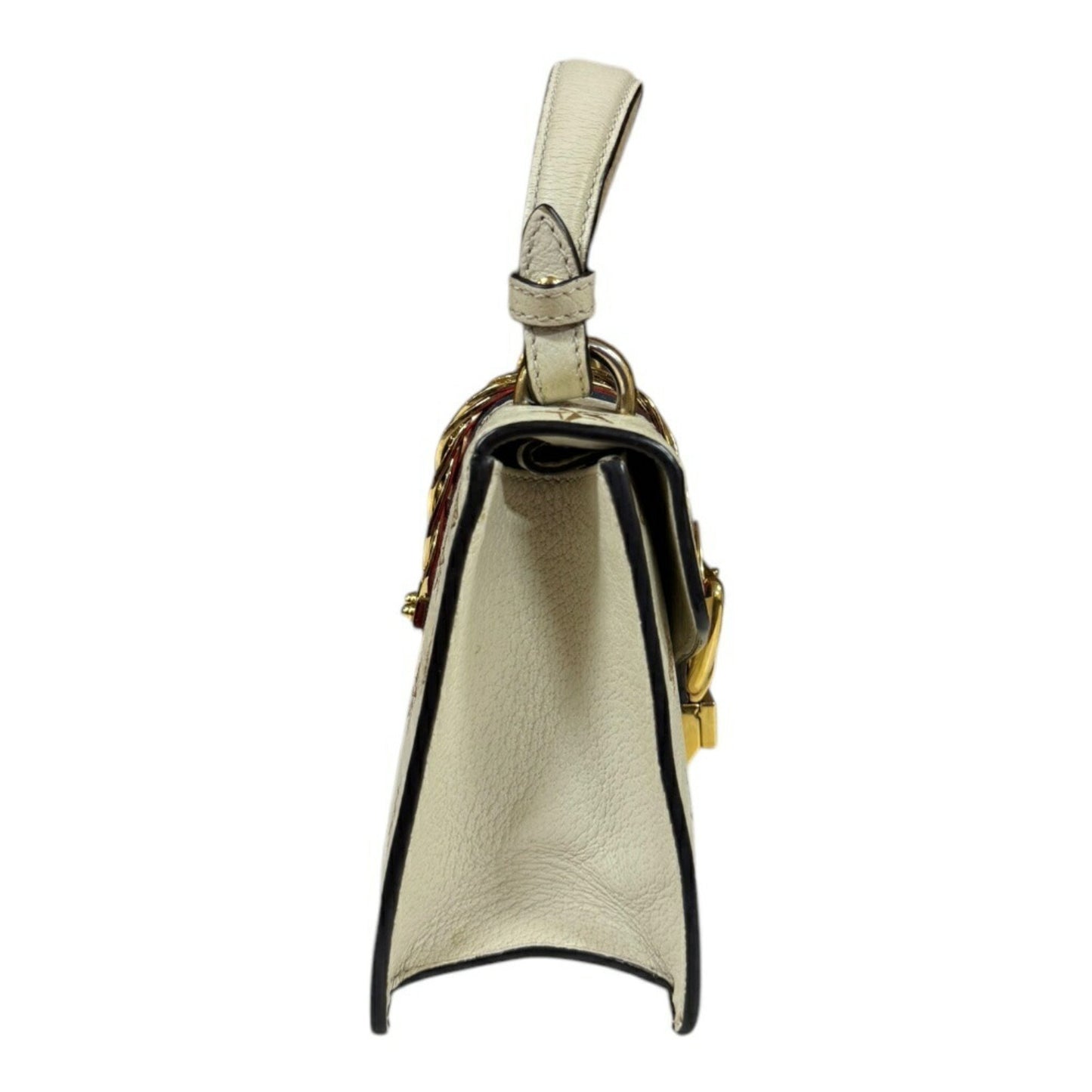 Gucci White Leather Sylvie