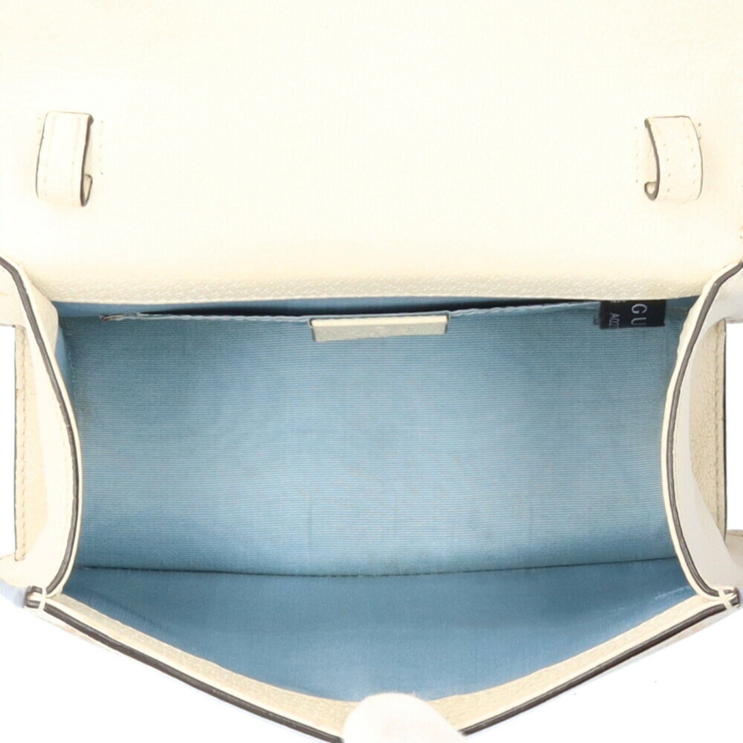 Gucci White Leather Sylvie