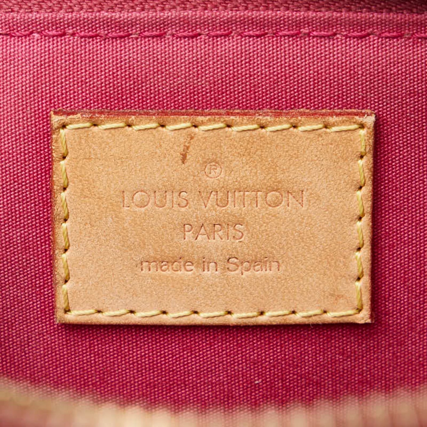 Louis Vuitton Red Patent Leather Alma Bb