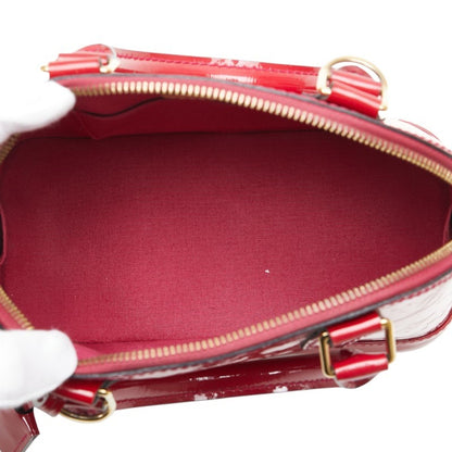 Louis Vuitton Red Patent Leather Alma Bb