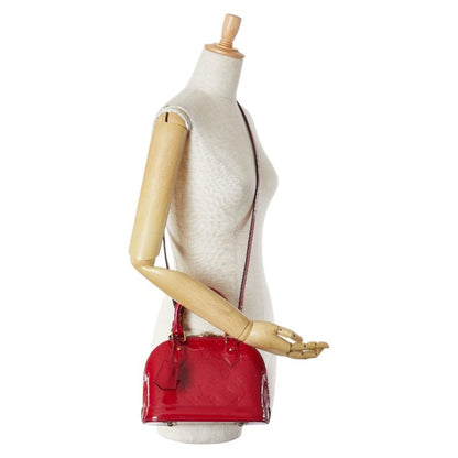 Louis Vuitton Red Patent Leather Alma Bb