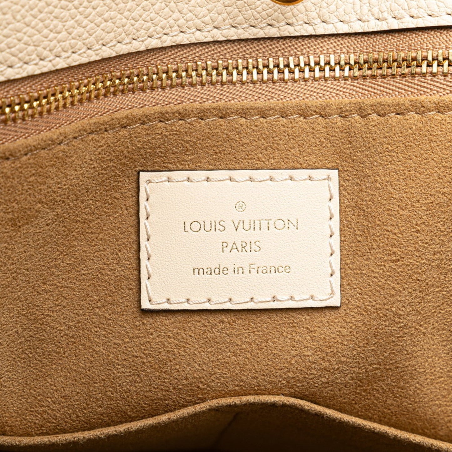 Louis Vuitton White Leather Onthego Gm
