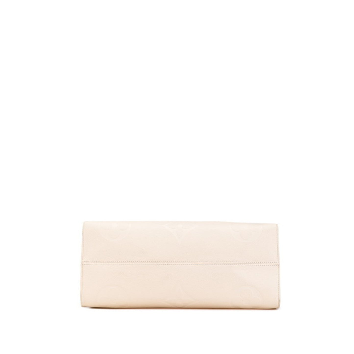 Louis Vuitton White Leather Onthego Gm