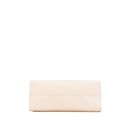 Louis Vuitton White Leather Onthego Gm