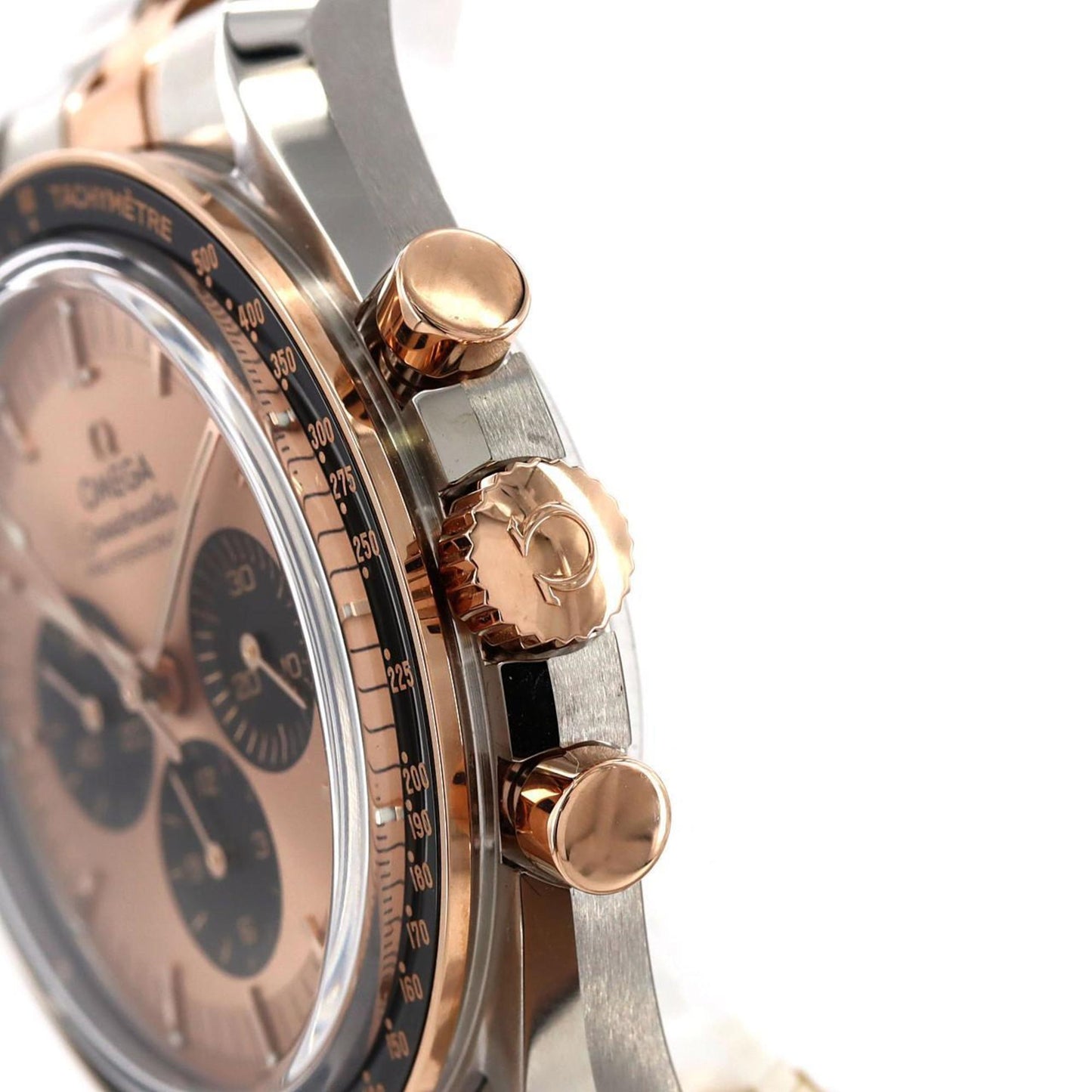 Omega Pink Patent Leather Speedmaster