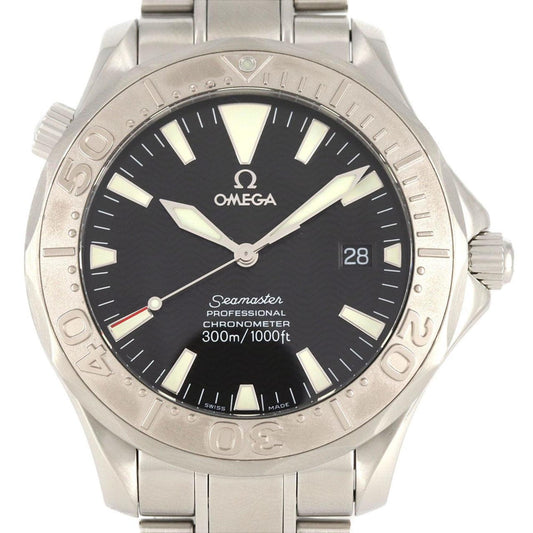 Omega Black Steel Seamaster Professional
