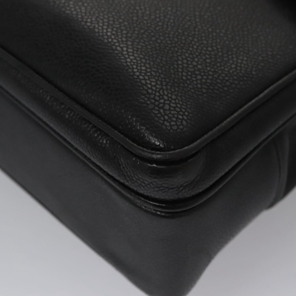 Chanel Black Leather Cc Totebag