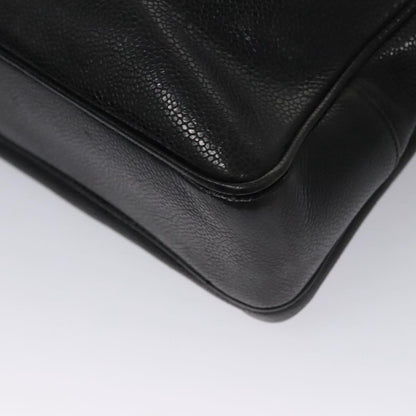 Chanel Black Leather Cc Totebag