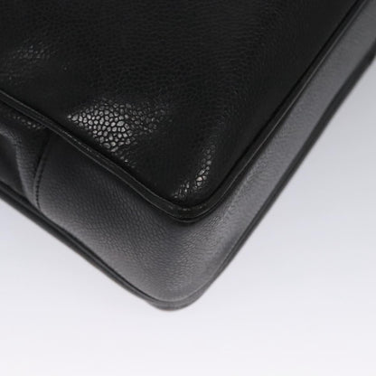 Chanel Black Leather Cc Totebag