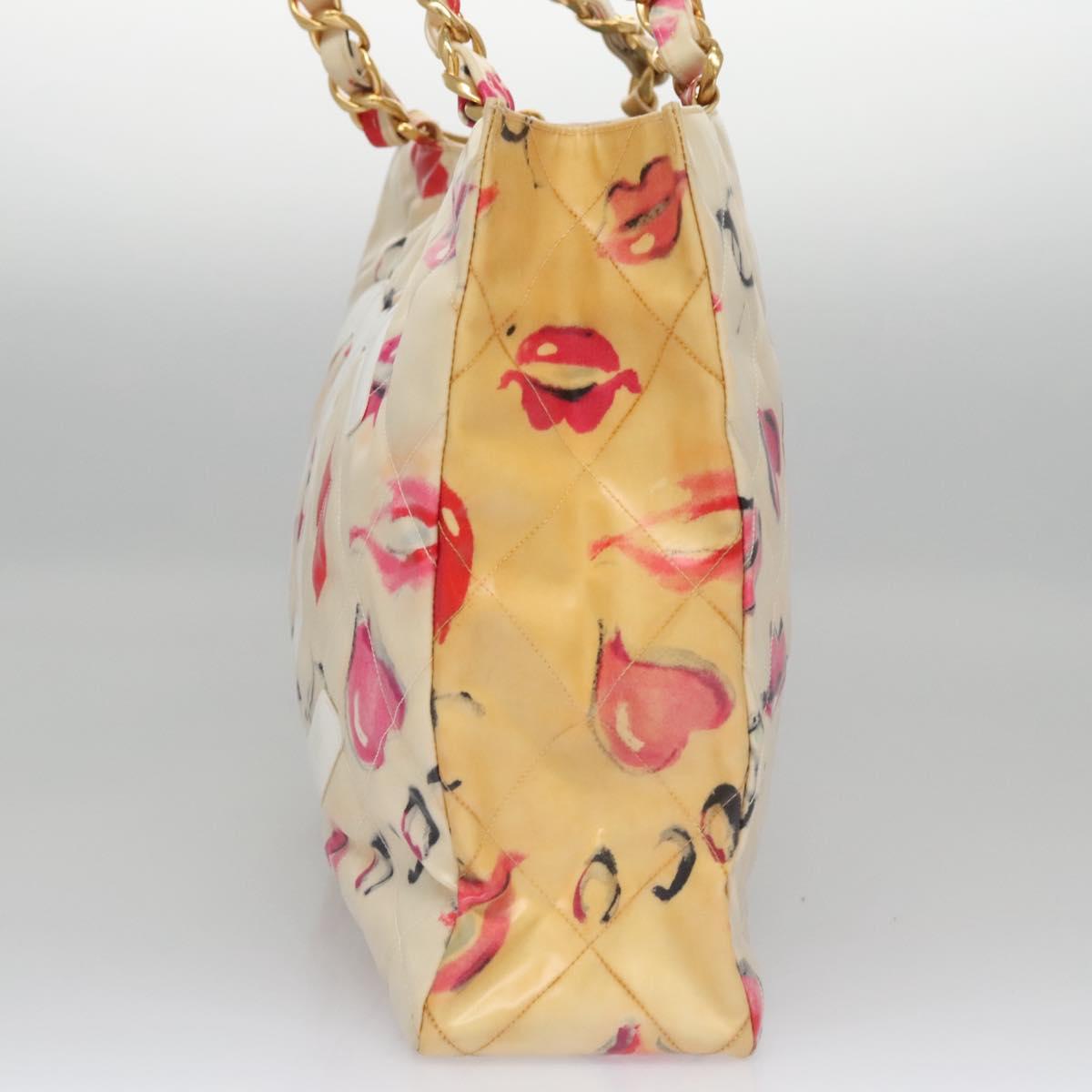 Chanel Brown Patent Leather Cc Totebag