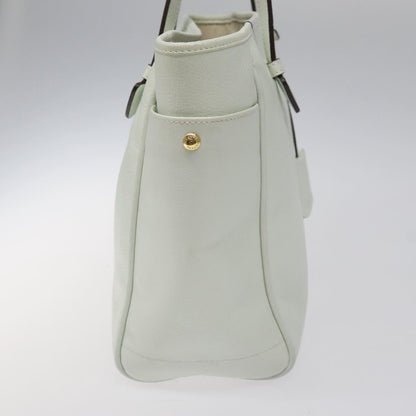 Loewe White Leather T Shopper