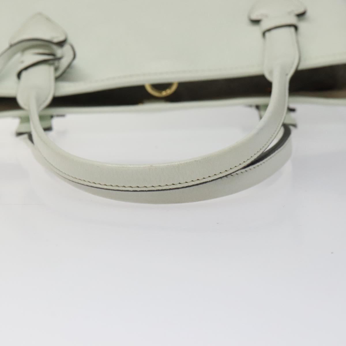 Loewe White Leather T Shopper