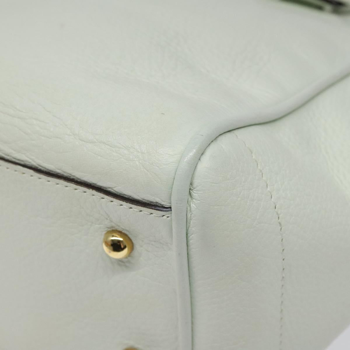 Loewe White Leather T Shopper
