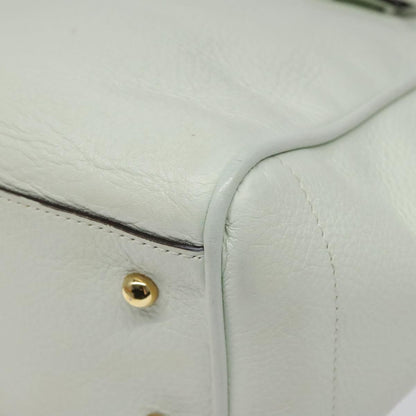Loewe White Leather T Shopper