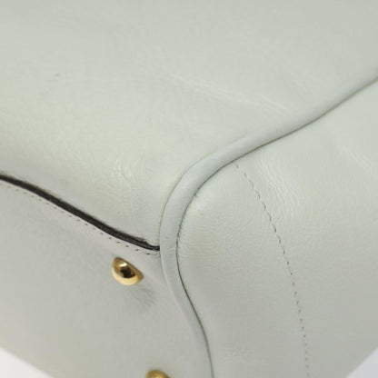 Loewe White Leather T Shopper