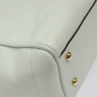Loewe White Leather T Shopper
