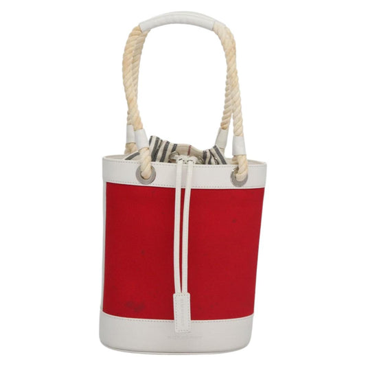 Burberry Red Canvas Nova Check