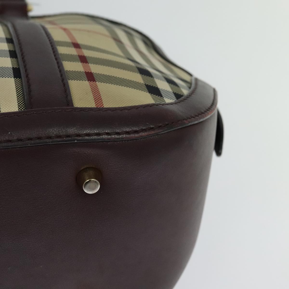 Burberry Brown Canvas Nova Check