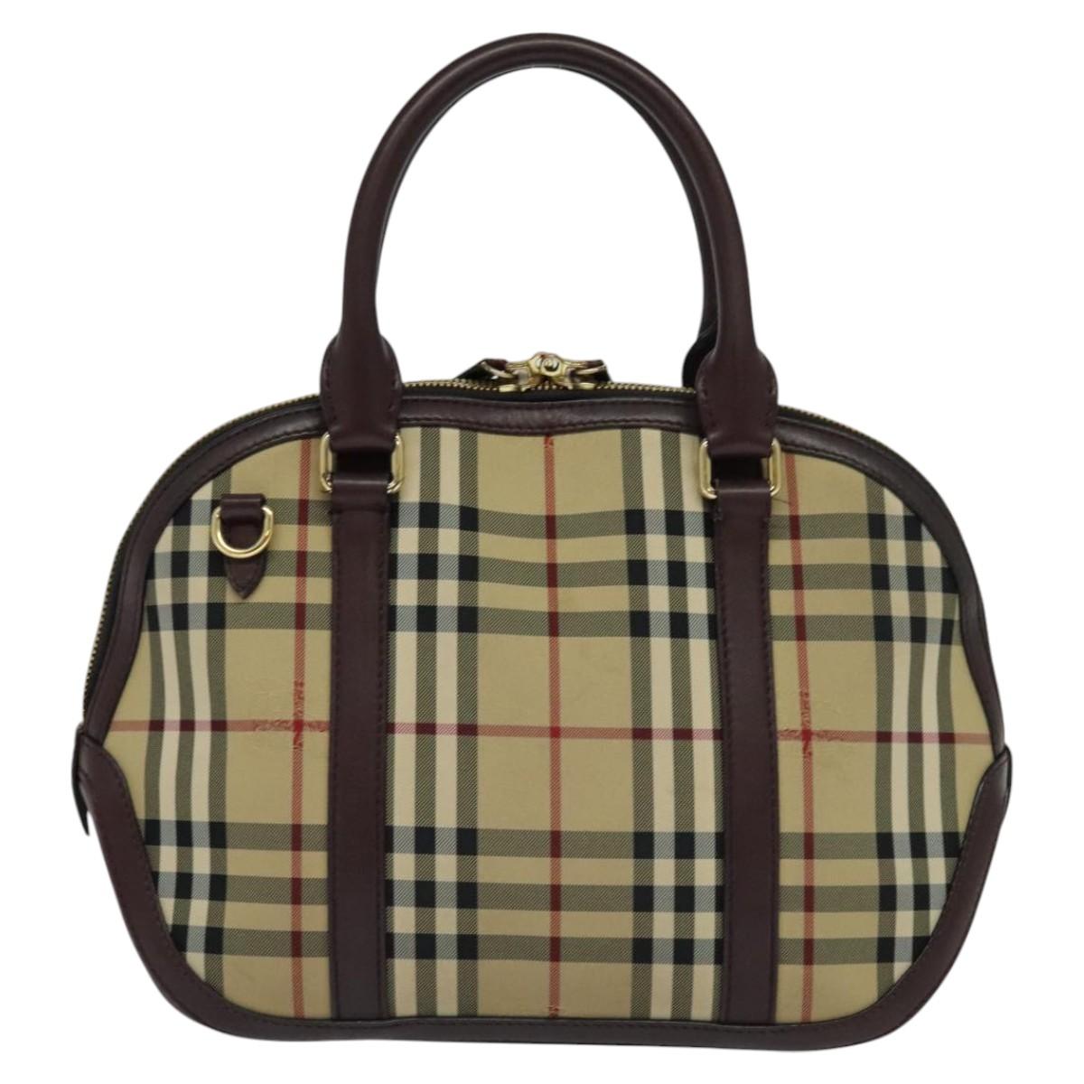 Burberry Brown Canvas Nova Check
