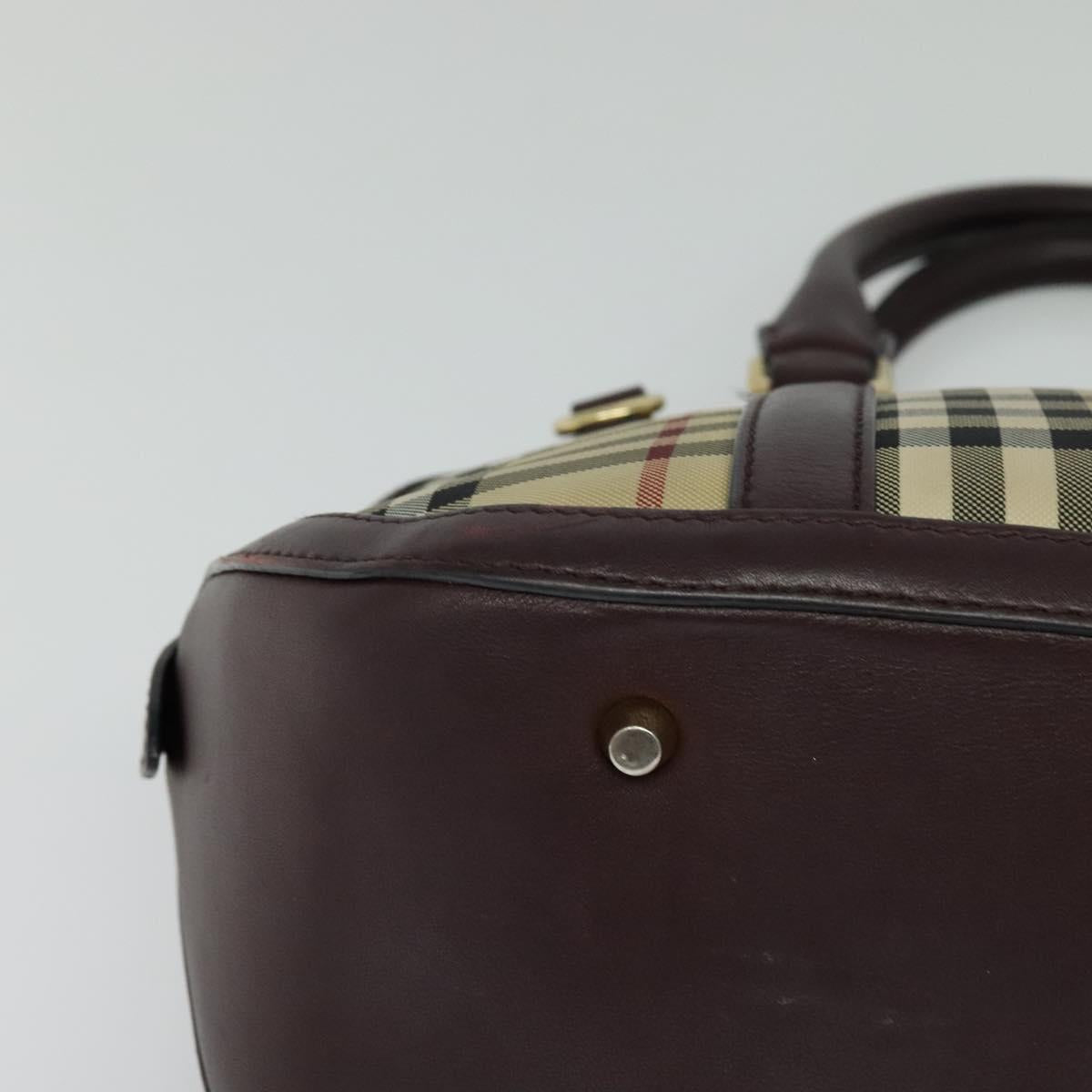 Burberry Brown Canvas Nova Check