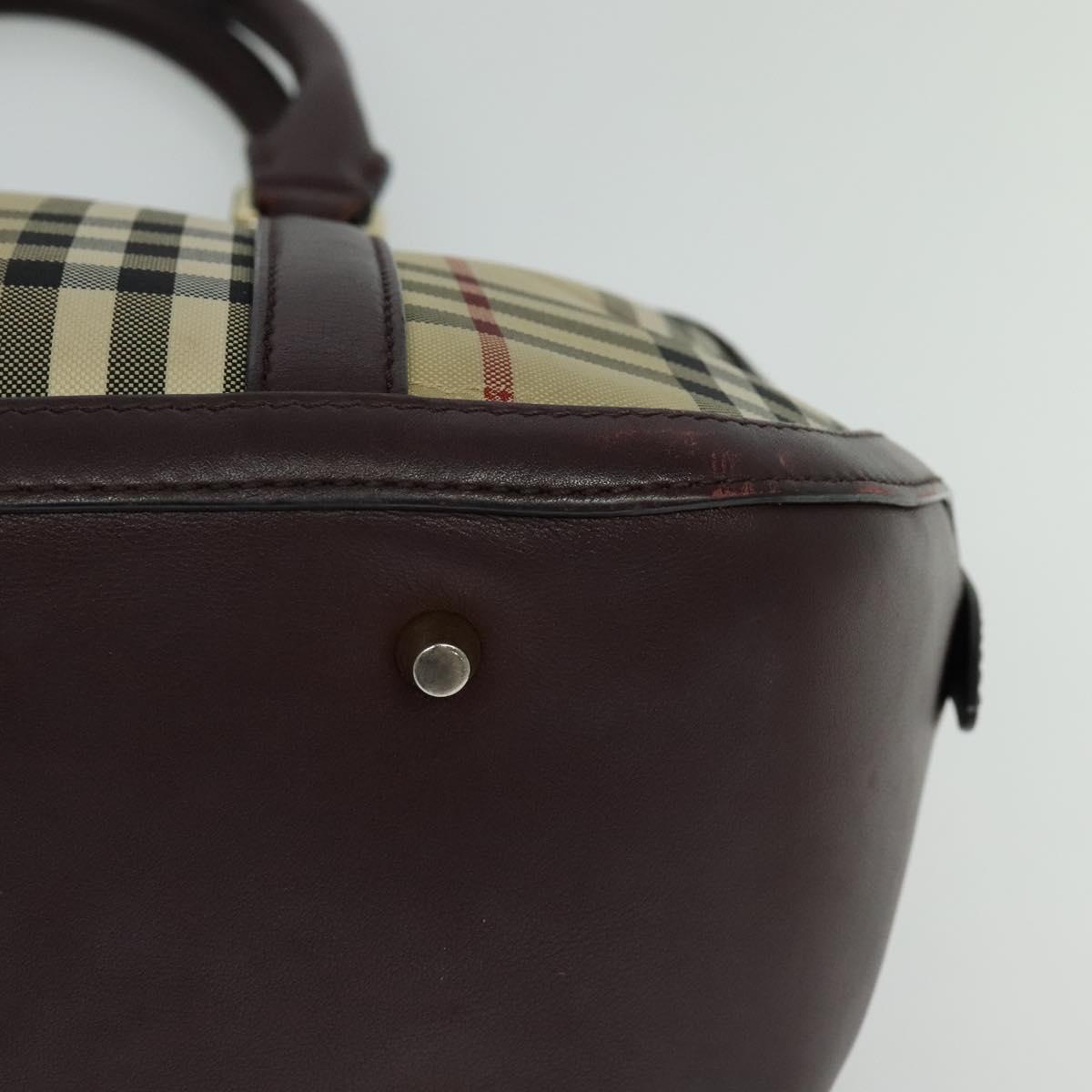 Burberry Brown Canvas Nova Check