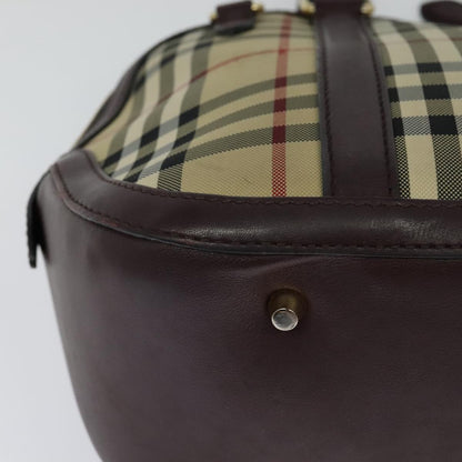 Burberry Brown Canvas Nova Check