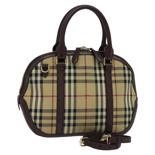 Burberry Brown Canvas Nova Check
