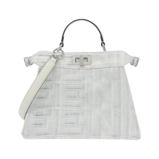 Fendi White Denim - Jeans Handbag