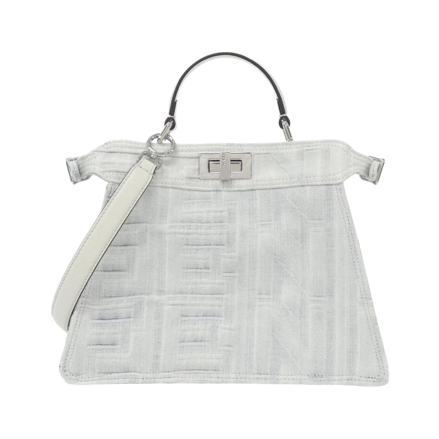 Fendi White Denim - Jeans Handbag
