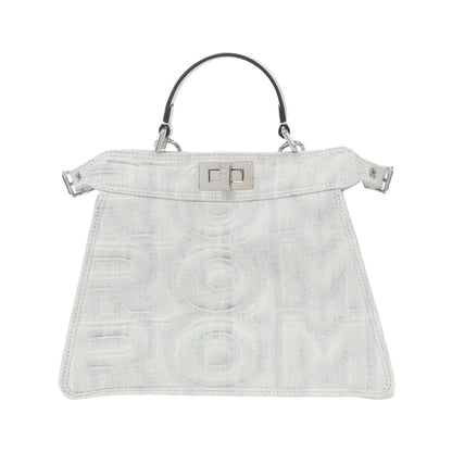Fendi White Denim - Jeans Handbag