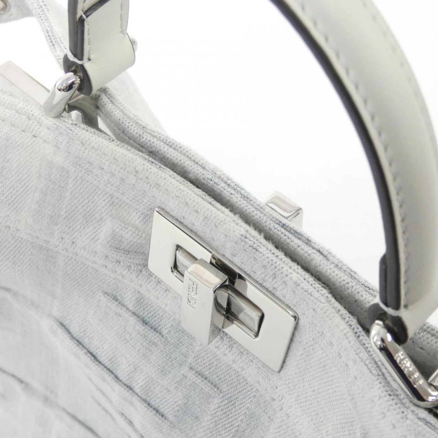 Fendi White Denim - Jeans Handbag