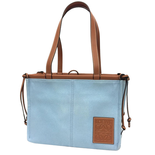 Loewe Blue Canvas Cushion