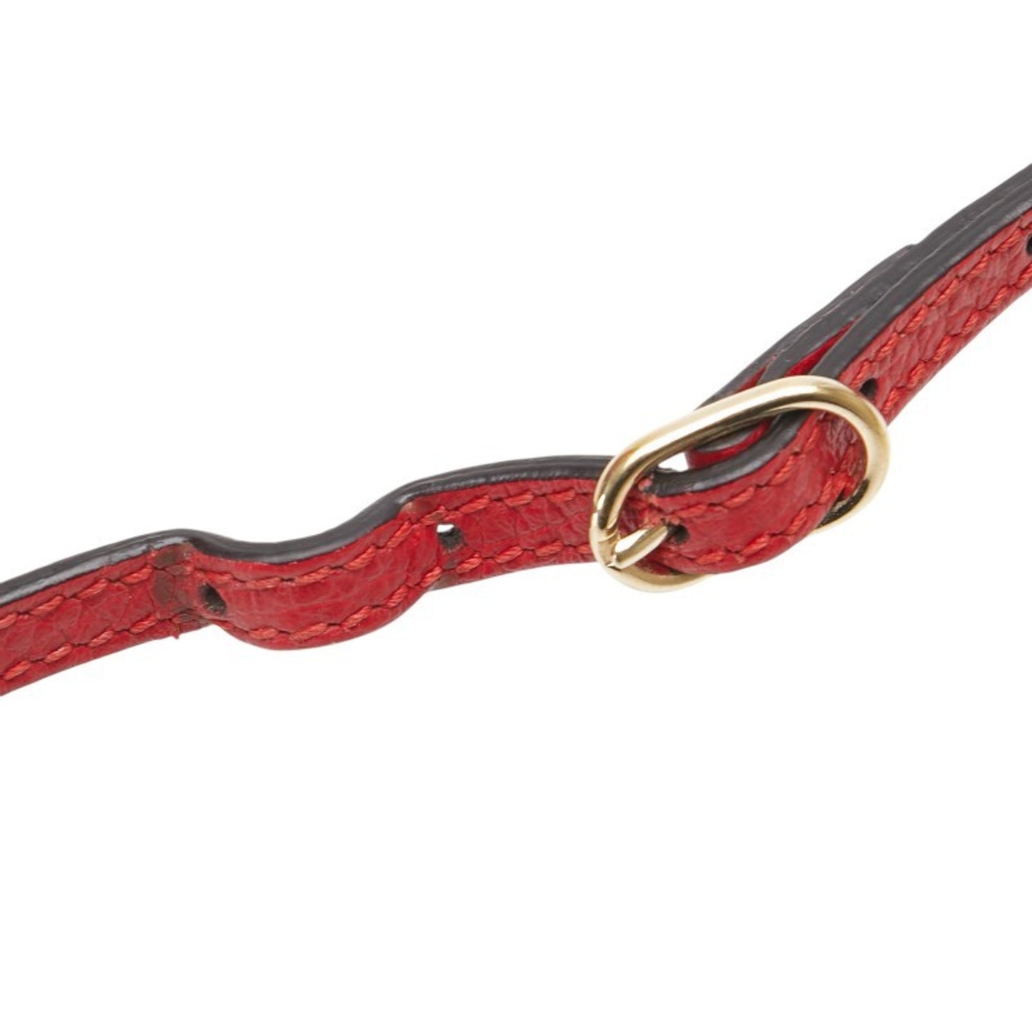 Gucci Red Leather Swing