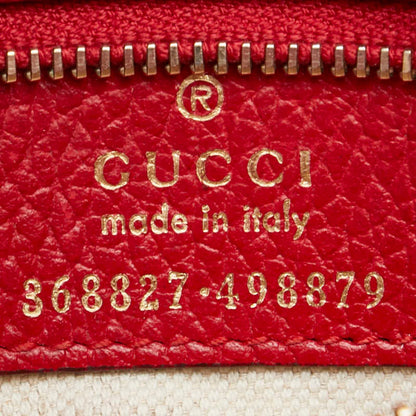 Gucci Red Leather Swing