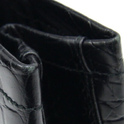 Salvatore Ferragamo Black Leather Vara