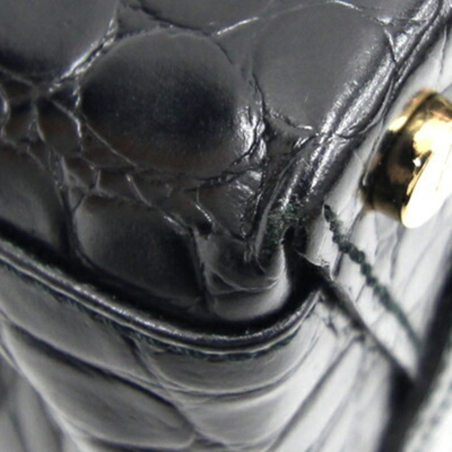 Salvatore Ferragamo Black Leather Vara