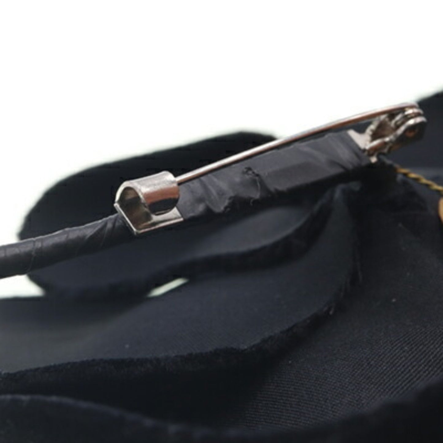 Chanel Black Canvas Camellia
