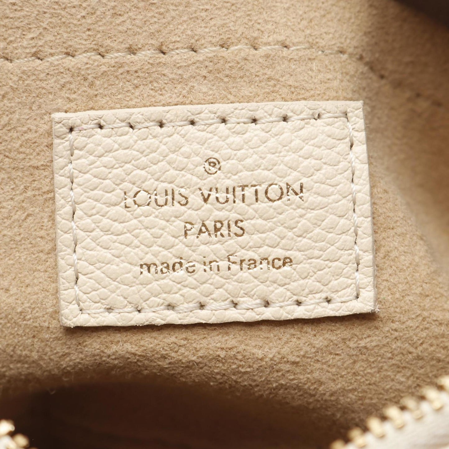 Louis Vuitton White Leather Handbag