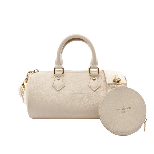 Louis Vuitton White Leather Handbag