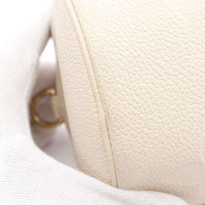 Louis Vuitton White Leather Handbag