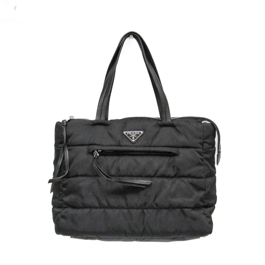 Prada Black Synthetic Tessuto