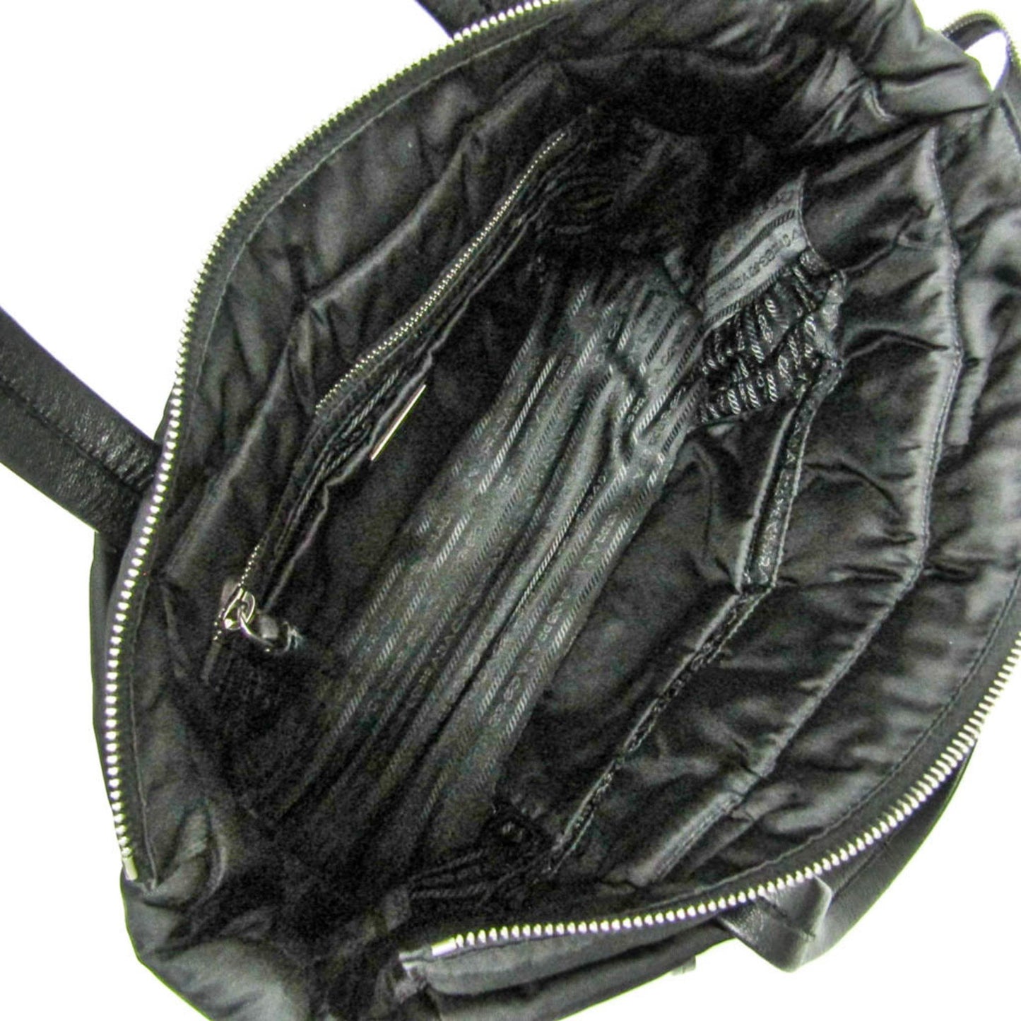 Prada Black Synthetic Tessuto