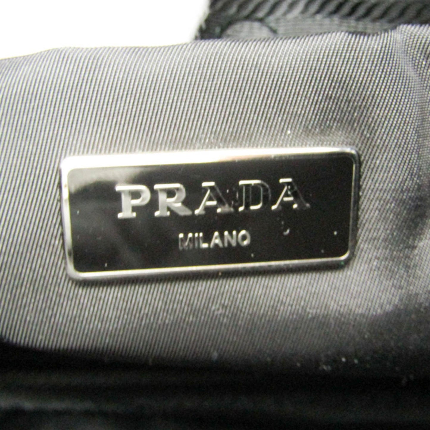 Prada Black Synthetic Tessuto