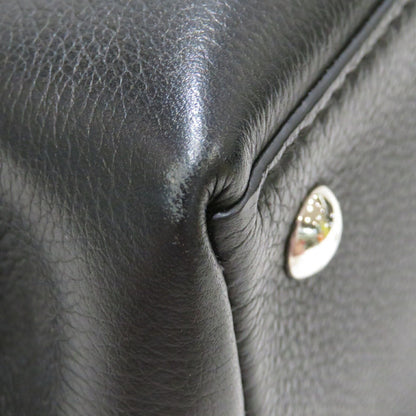 Louis Vuitton Black Leather Lockme Ever Mm