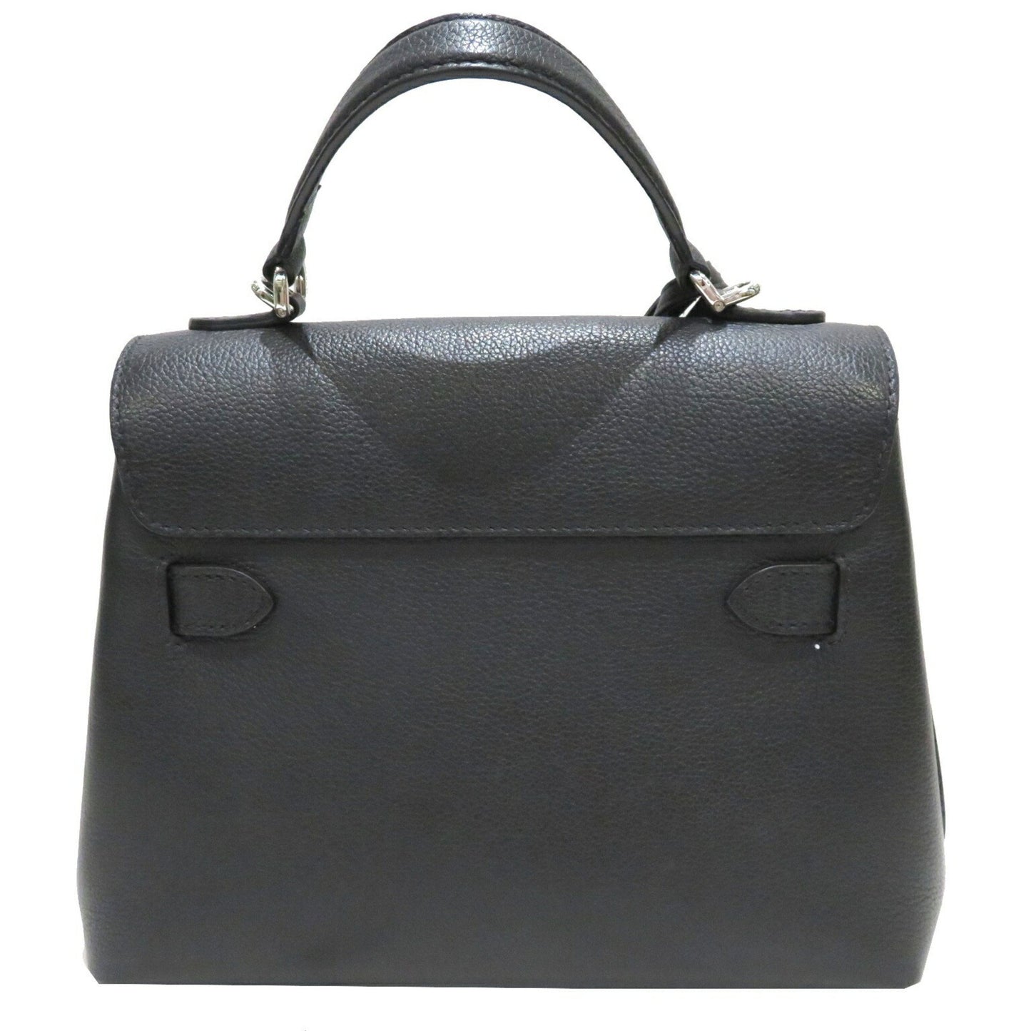 Louis Vuitton Black Leather Lockme Ever Mm