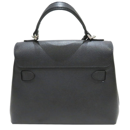 Louis Vuitton Black Leather Lockme Ever Mm