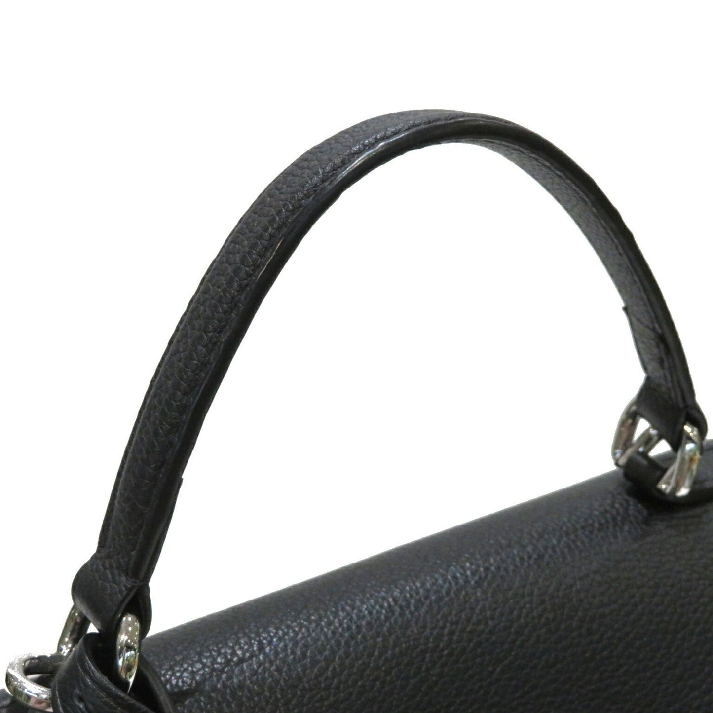 Louis Vuitton Black Leather Lockme Ever Mm