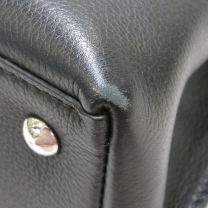 Louis Vuitton Black Leather Lockme Ever Mm