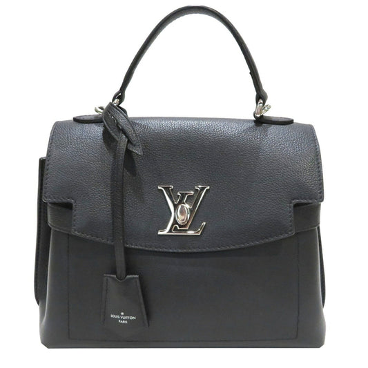 Louis Vuitton Black Leather Lockme Ever Mm